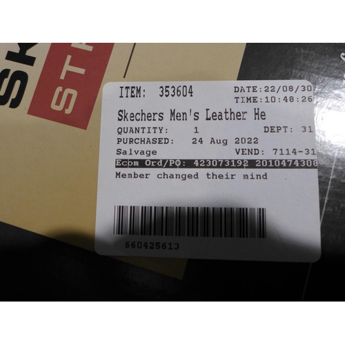 3122 - Pair of men's black Skechers boots, UK size 12, with box * this lot is subject to VAT