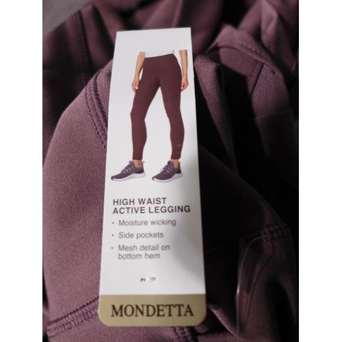 3149 - Bag of women's purple Mondetta leggings, size medium, approx. 8 pairs in lot * this lot is subject t... 