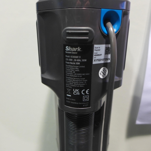 3308 - Shark Corded Stick Vacuum Cleaner (HZ400UKT), original RRP £149.99 + VAT (273-283) * This lot is sub... 