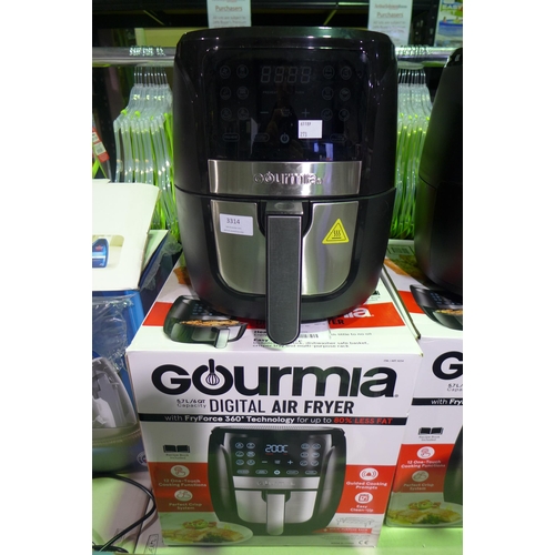 3314 - Gourmia Air Fryer (273-270) * This lot is subject to VAT