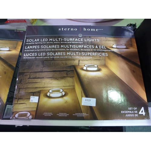 3319 - Sterno Home Solar LED Lights (273-258) * This lot is subject to VAT