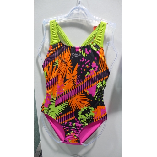 3333 - 10 Women's Speedo one-piece swimming costumes, sizes 10 & 12, mix of patterns * this lot is subject ... 