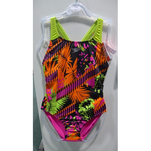 3335 - 10 Women's Speedo one-piece swimming costumes, all size 14, mixed patterns * this lot is subject to ... 