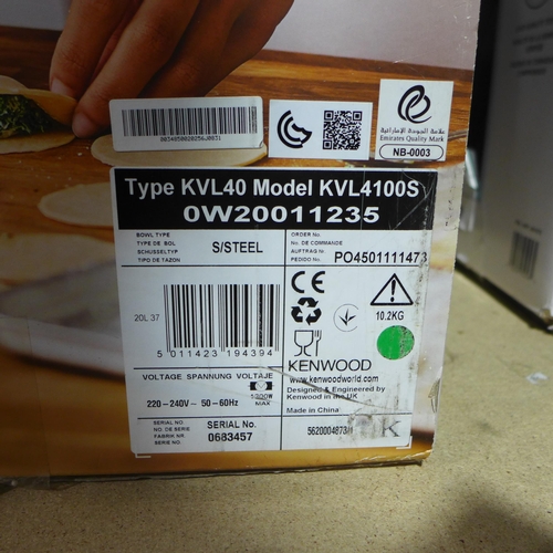 3361 - Kenwood Chef XL Stand Mixer (KVL4100S), original RRP £249.91 + VAT (273-192) * This lot is subject t... 