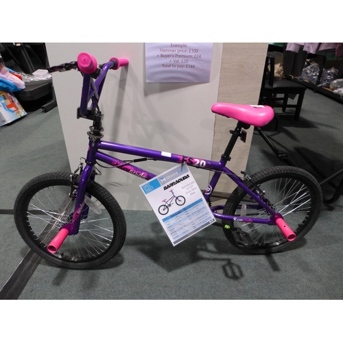 3206 - Barracuda Bmx Girls Bike - Purple/Pink  , Original RRP £124.99 + Vat                  (266-302)  * T... 