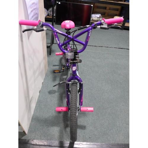 3206 - Barracuda Bmx Girls Bike - Purple/Pink  , Original RRP £124.99 + Vat                  (266-302)  * T... 