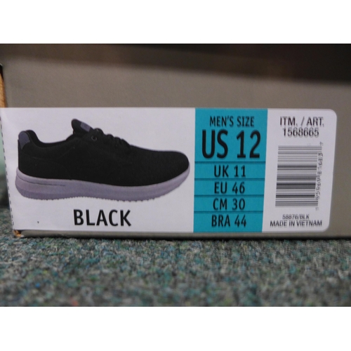 3371 - Pair of men's black Skechers, UK size 11, with box * this lot is subject to VAT