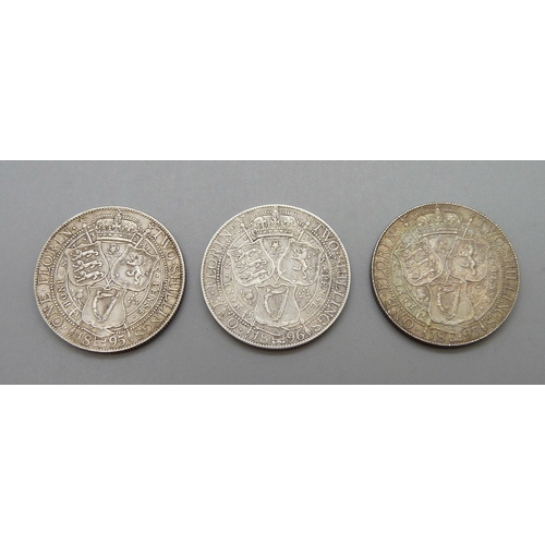 998 - Three florins, 1895, 1896 and 1897