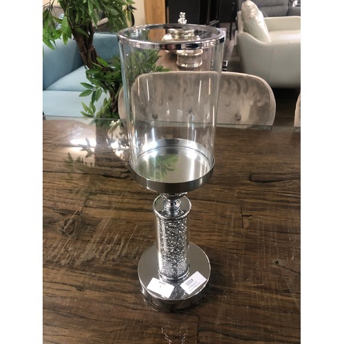 1328 - A Gatsby pillar candle holder, H 41cms (703MED12)   #