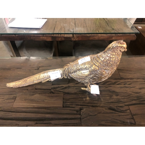 1333 - A bronze coloured pheasant, H 19cm (786212)   #