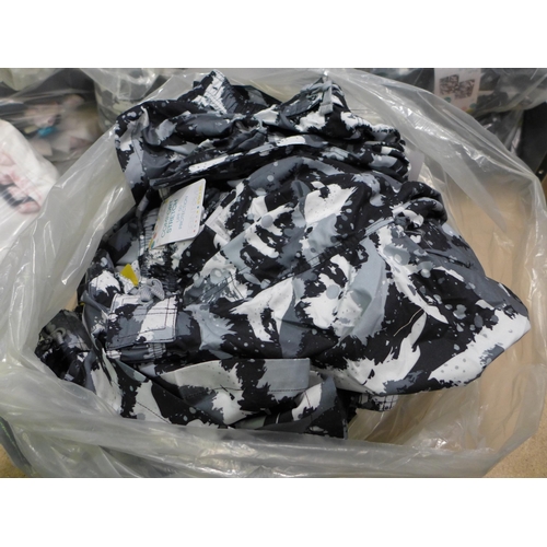 3104 - Bag of boys Saint Eve swim shorts, mixed sizes, pattern Splatter Camo Black, approx. 20 pairs * this... 