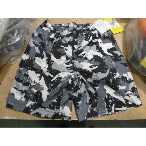 3105 - Bag of boys Saint Eve swim shorts, mixed sizes, pattern Splatter Camo Black, approx. 20 pairs * this... 