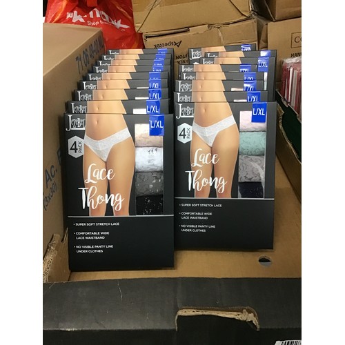 2124 - 20 packs of Jezebel thongs (4 in a box)