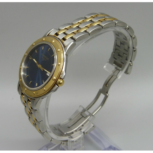 1094 - A Raymond Weil bi-colour dress wristwatch with box and papers