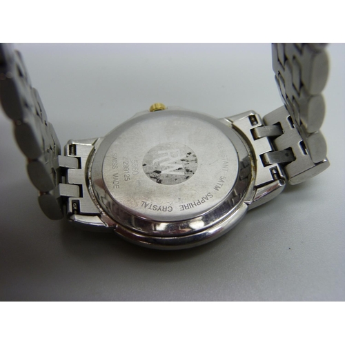 1094 - A Raymond Weil bi-colour dress wristwatch with box and papers