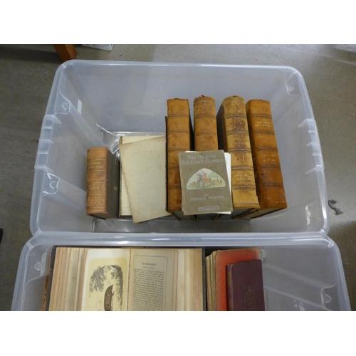 1176 - A collection of 19th and 20th Century books including a box of sheet music and song books **PLEASE N... 