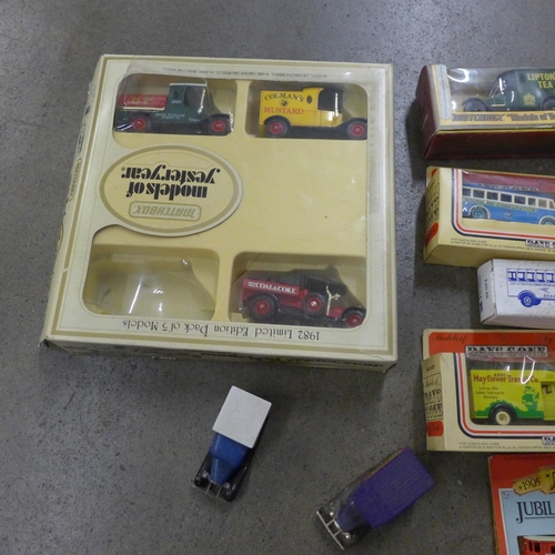 1200 - A box of Days Gone and Matchbox die-cast model vehicles