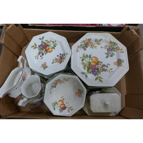 1217 - Four boxes of Johnson Bros. tea and dinnerwares, 1980's **PLEASE NOTE THIS LOT IS NOT ELIGIBLE FOR P... 