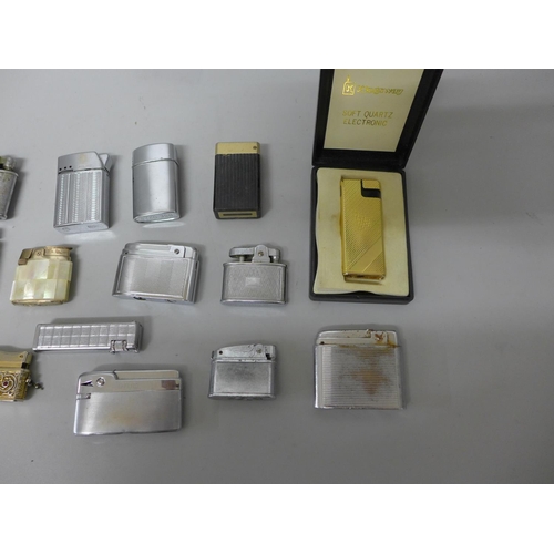 637 - A collection of cigarette lighters