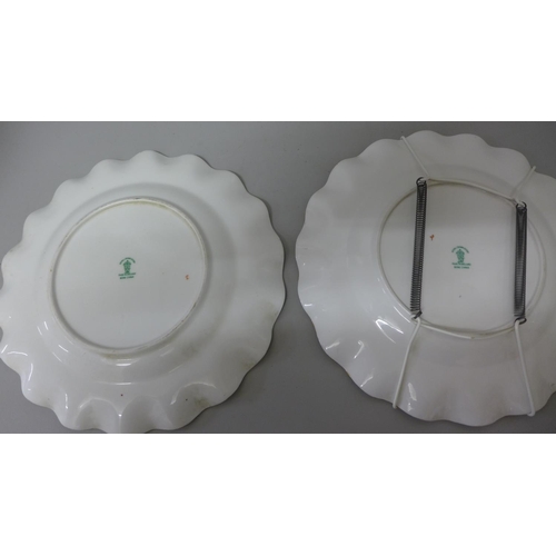 646 - Two Royal Crown Derby plates