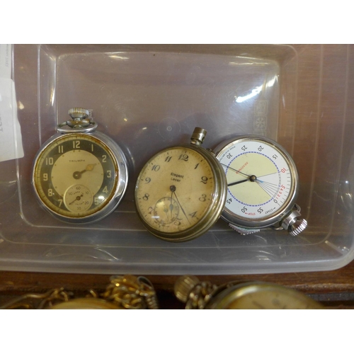 661 - Eight pocket watches, a/f