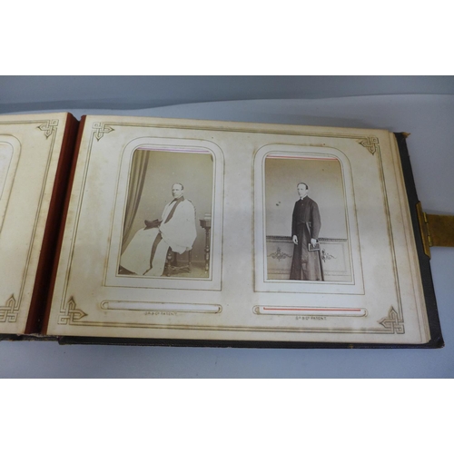 717 - A 19th Century Bible and a carte de visite album