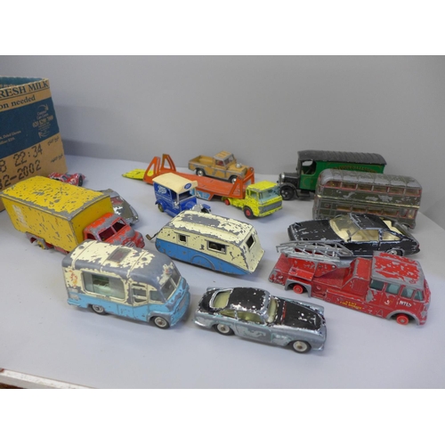 719 - A collection of Dinky, Matchbox and other die-cast model vehicles