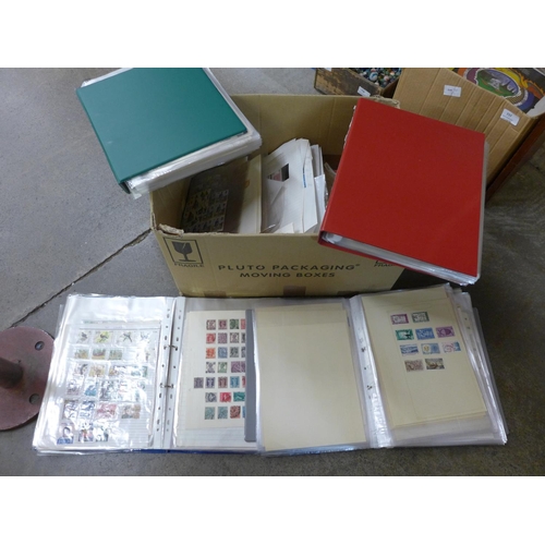 736 - Stamps: a large box of GB and world stamps