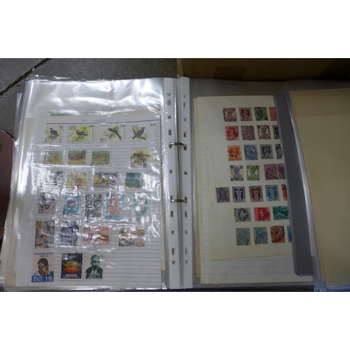 736 - Stamps: a large box of GB and world stamps