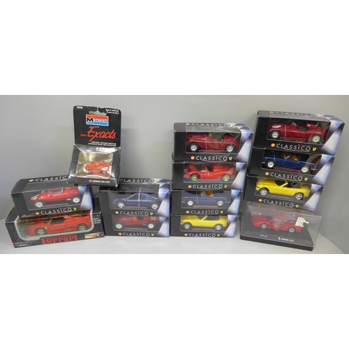 780 - A collection of Collezione Classico Ferrari models, all boxed