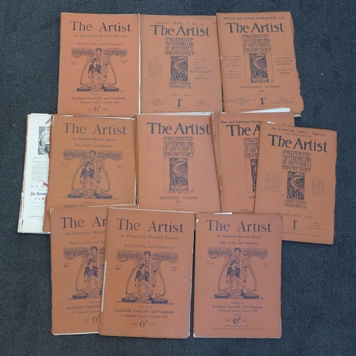 782 - A collection of 'The Artist' periodical, 1896 onwards, an illustrated monthly journal of applied art