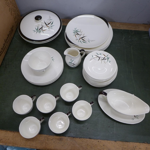 808 - A Royal Doulton Bamboo tea and dinner service