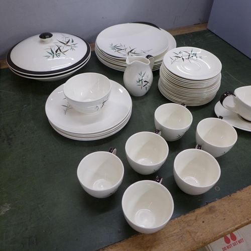 808 - A Royal Doulton Bamboo tea and dinner service