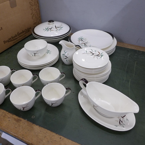 808 - A Royal Doulton Bamboo tea and dinner service