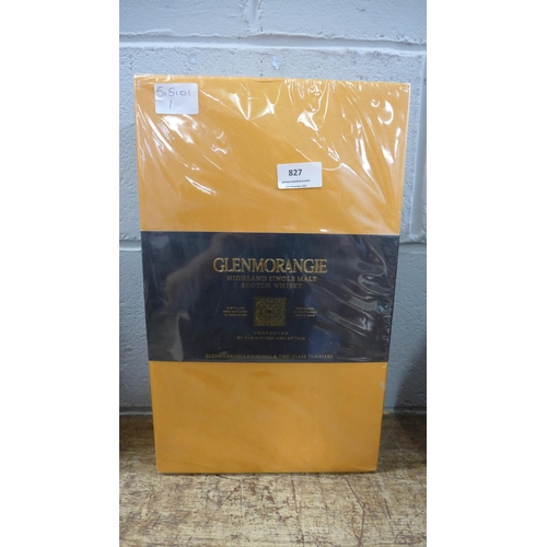 827 - A Glenmorangie Highland Single Malt Scotch Whisky drinks set with two glass tumblers, sealed