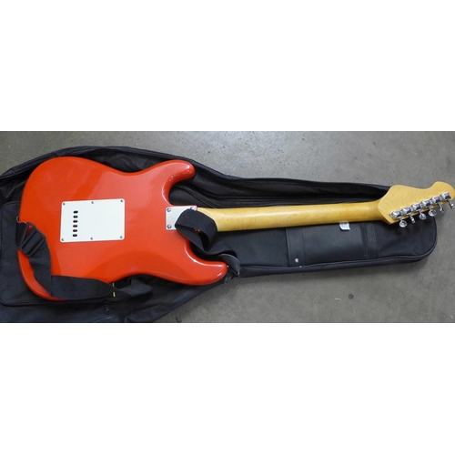 851 - An Encore electric guitar