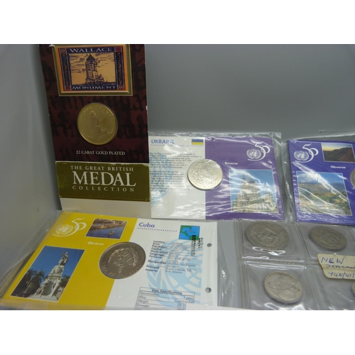 927 - Nine sets of uncirculated coins from around the world