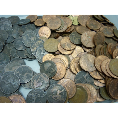 955 - Victorian and later copper coins