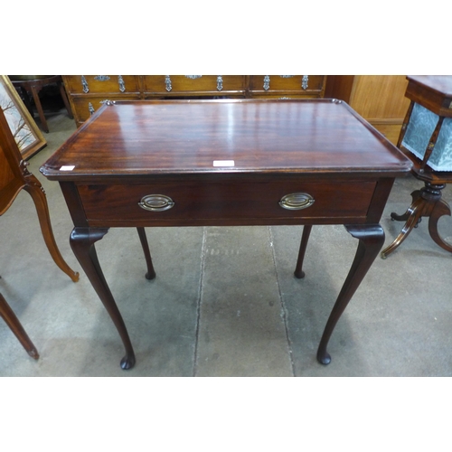 20 - A George III style mahogany silver table