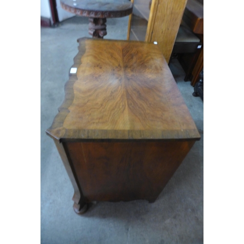 27A - A 19th Century Dutch walnut commode, 76cms h, 83cms w, 51cms d