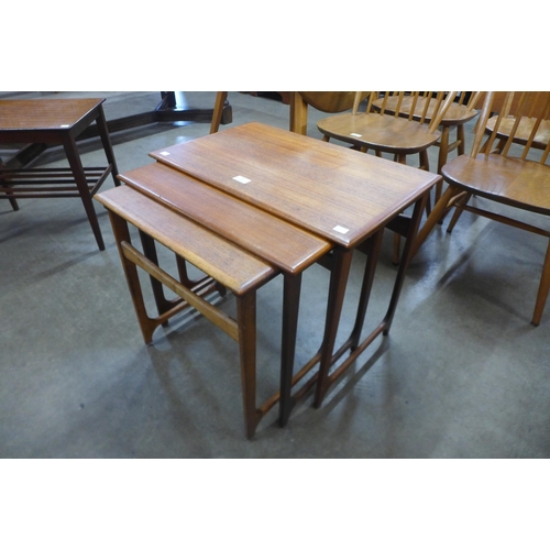 52 - A Danish teak nest of tables