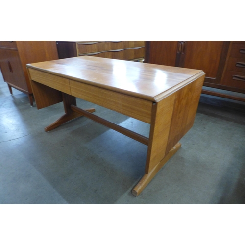 58 - A McIntosh teak two drawer drop-leaf coffee table