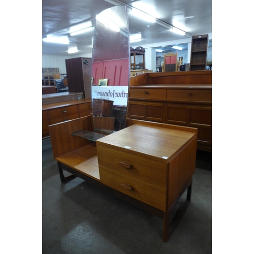 65 - A G-Plan teak Quadrille dressing table