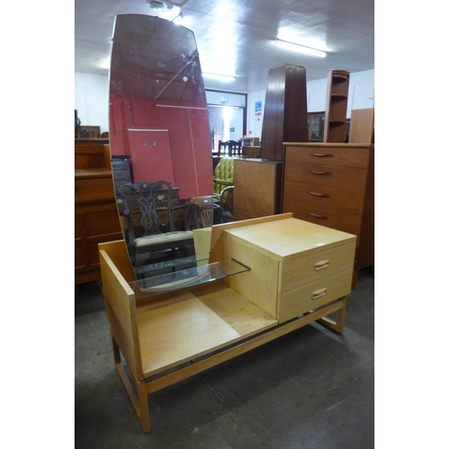 66 - A G-Plan light oak Quadrille dressing table