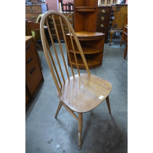 69 - An Ercol Blonde elm and beech Quaker chair