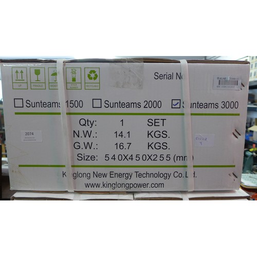 2075 - KLNE Sunteams 3000 KVA photovoltaic inverter * this lot is subject to VAT