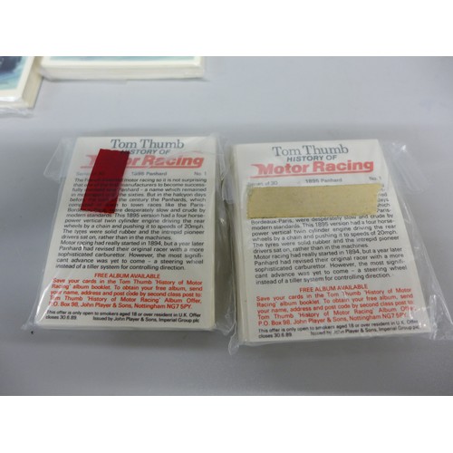 785 - A collection of over 110 sealed cigarette card full sets from Players ranges of Tom Thumb, Grandee, ... 