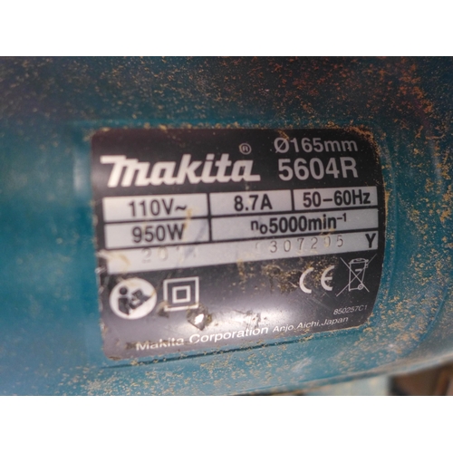 2051 - Makita 5604R 165mm 110v rotary saw in case