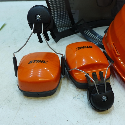 2054 - Boxed Stihl helmet and ear defenders