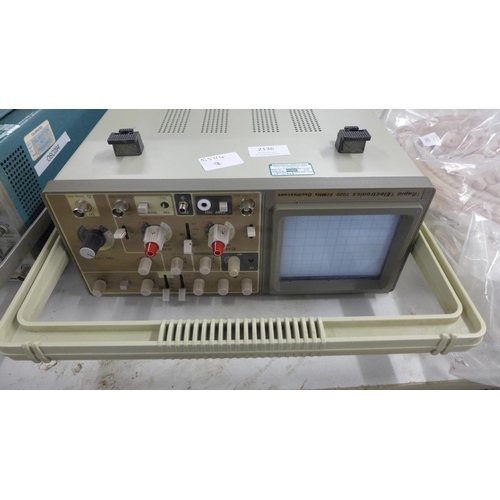 2136 - Rapid Electronics 7020 20MHz oscilloscope